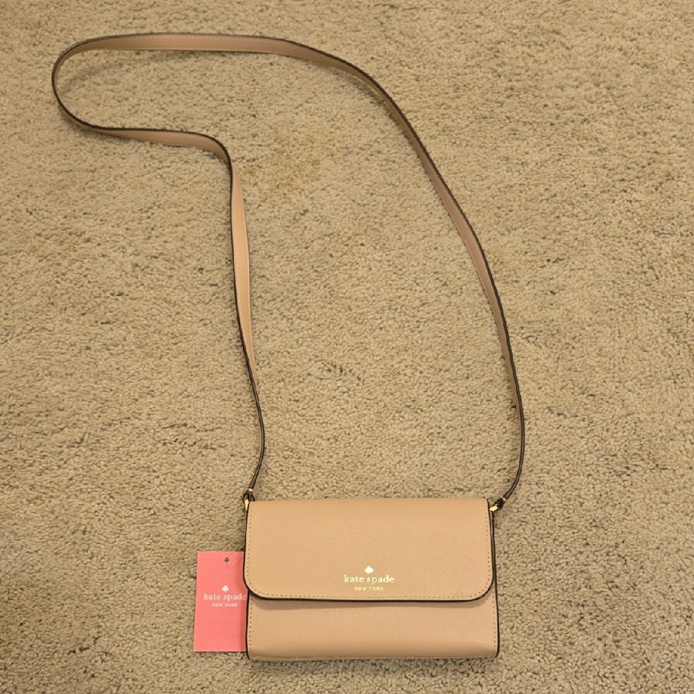 Kate Spade Beige Crossbody Bag